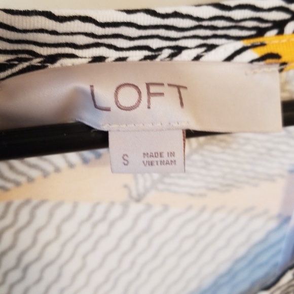 Loft NWT Tropical Mini Dress - Picture 3 of 5